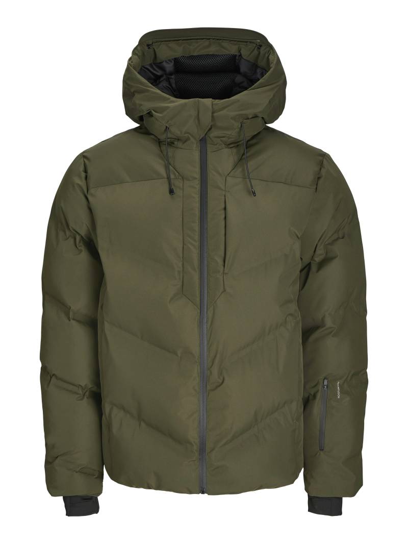 JACK&JONES - JCOSLAY HEAT QUILTED PUFFER SN forest night - Gr. - XXL von JACK&JONES