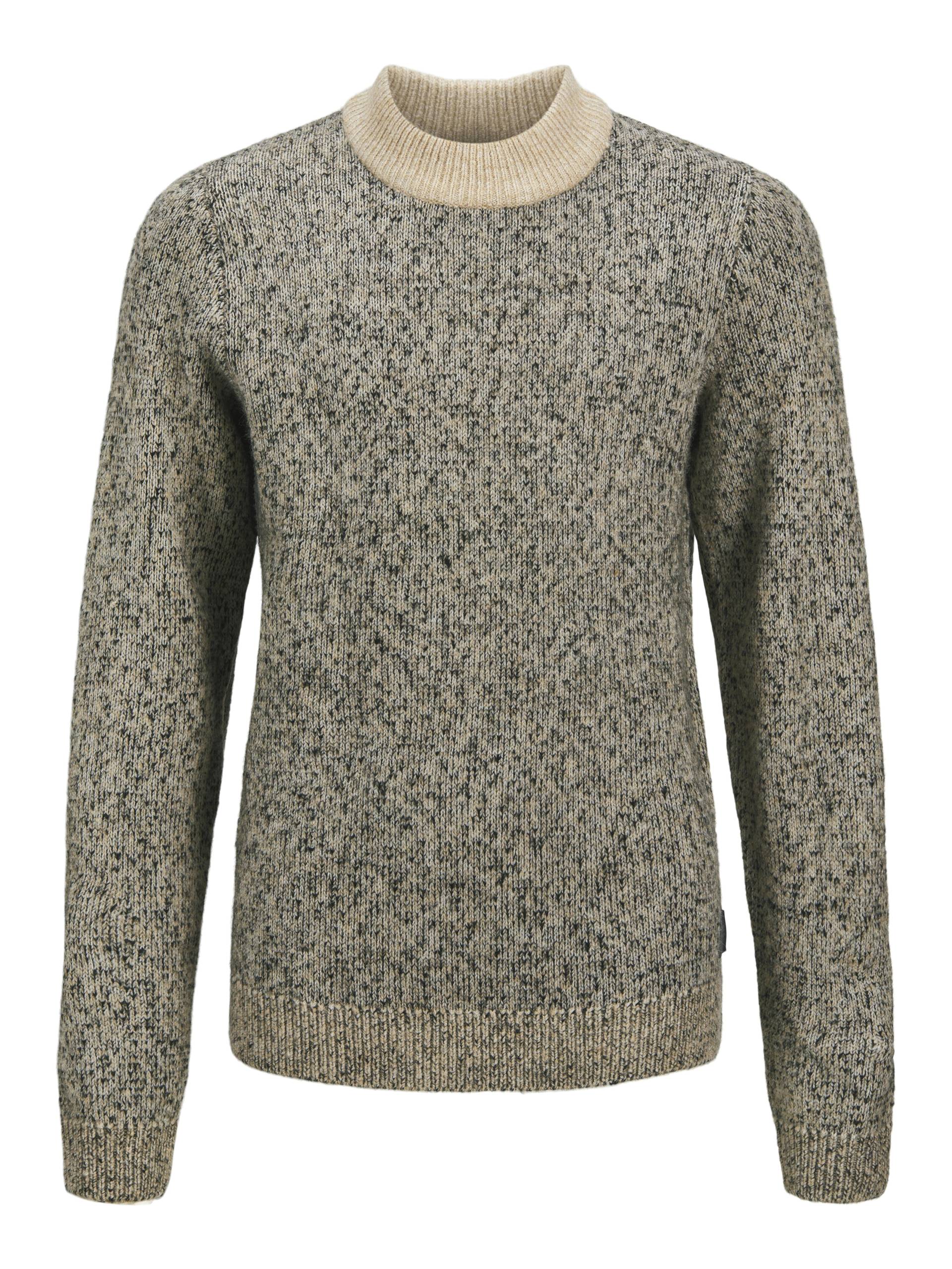 JACK&JONES - JCOSPACE KNIT MOCK NECK JNR peyote - Gr. - 176 von JACK&JONES