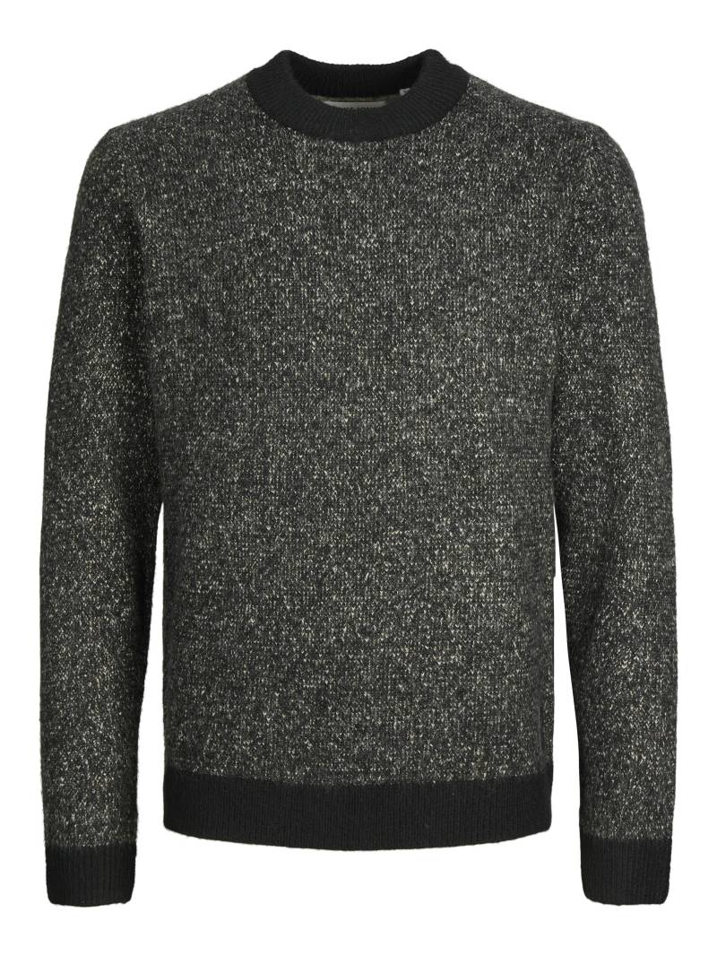 JACK&JONES - JCOSPACE KNIT MOCK NECK SN black - Gr. - XS von JACK&JONES
