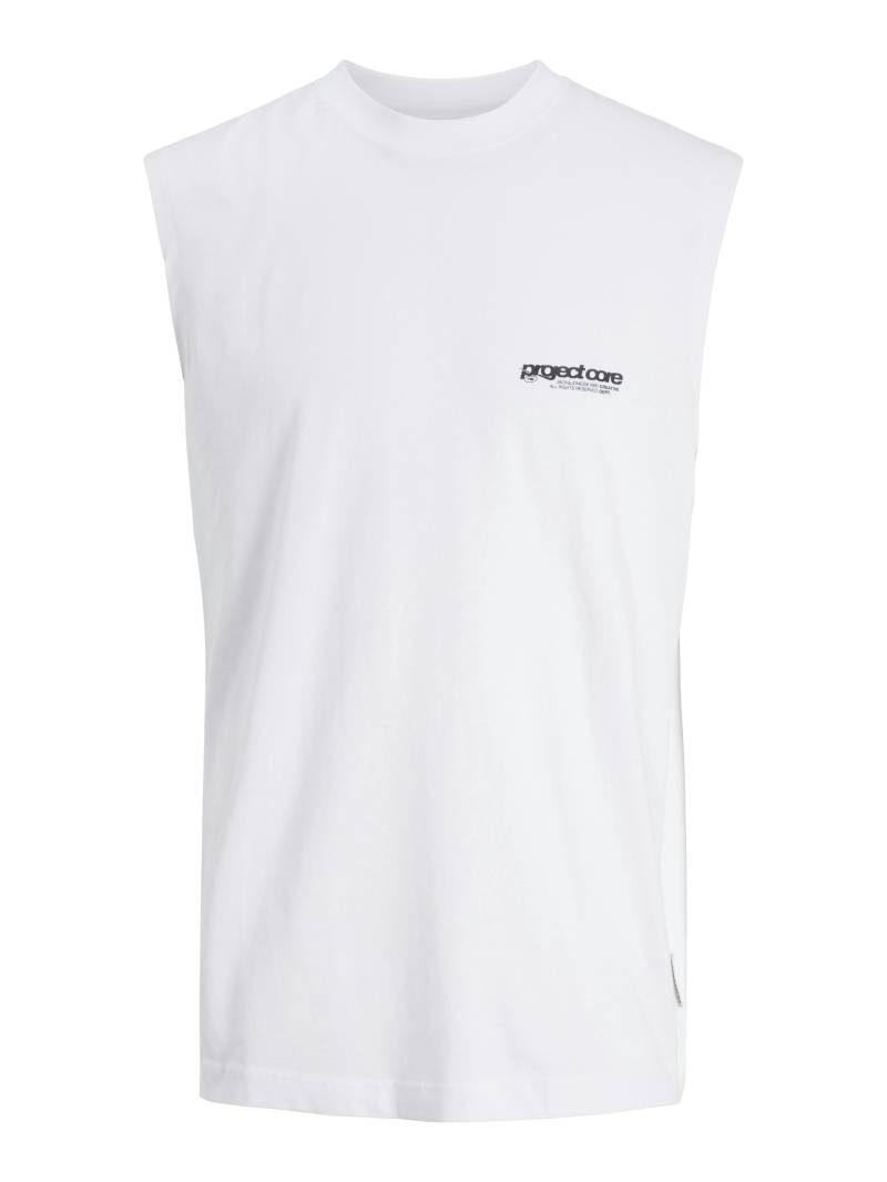 JACK&JONES - JCOUNION PRINT TANK TOP SN bright white - Gr. - XL von JACK&JONES