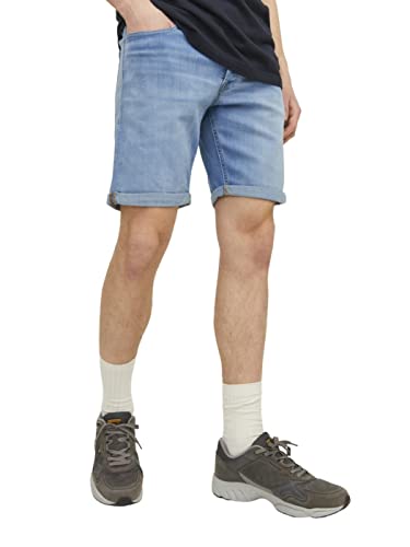 JACK&JONES JEANS INTELLIGENCE Men's JJIRICK JJORIGINAL Shorts AM 624 PCW Jeansshorts, Blue Denim, L von JACK & JONES