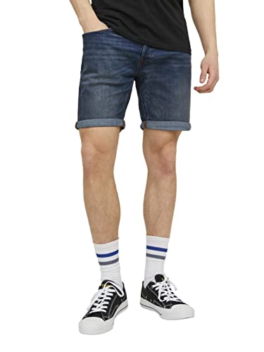 JACK&JONES JEANS INTELLIGENCE Men's JJIRICK JJORIGINAL Shorts AM 626 PCW Jeansshorts, Blue Denim, XL von JACK & JONES