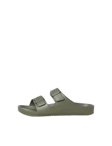JACK & JONES Herren JFWCROXTON Moulded NOOS Sandalen 12204004 ,Khaki ,43 EU von JACK & JONES