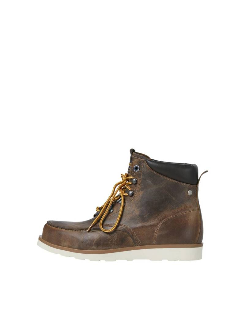 JACK&JONES - JFWMILES MOC BOOT brown stone - Gr. - 43 von JACK&JONES