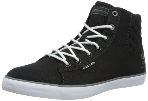 JACK & JONES JJ CARDIFF CORE 12066605, Herren Sneaker, Schwarz (Black), EU 45 von JACK & JONES