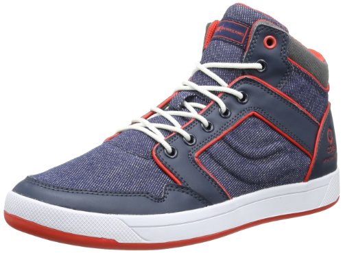 JACK & JONES JJ Mark Denim CORE 12072112, Herren Sneaker, Mehrfarbig (Flame Scarlet), EU 43 von JACK & JONES