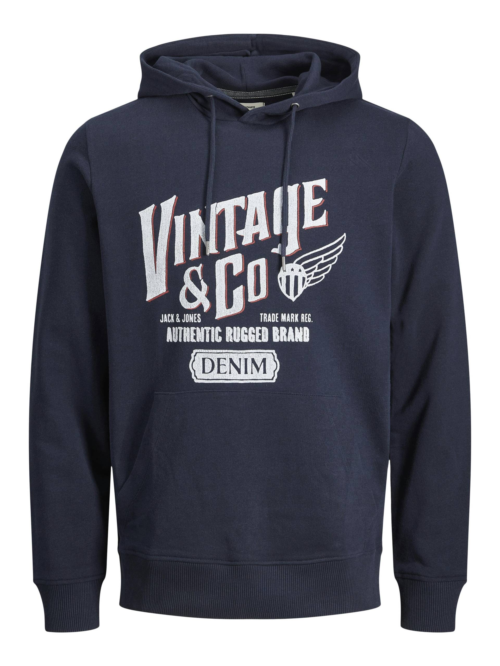 JACK&JONES - JJAARON HOOD SWEAT navy blazer - Gr. - S von JACK&JONES