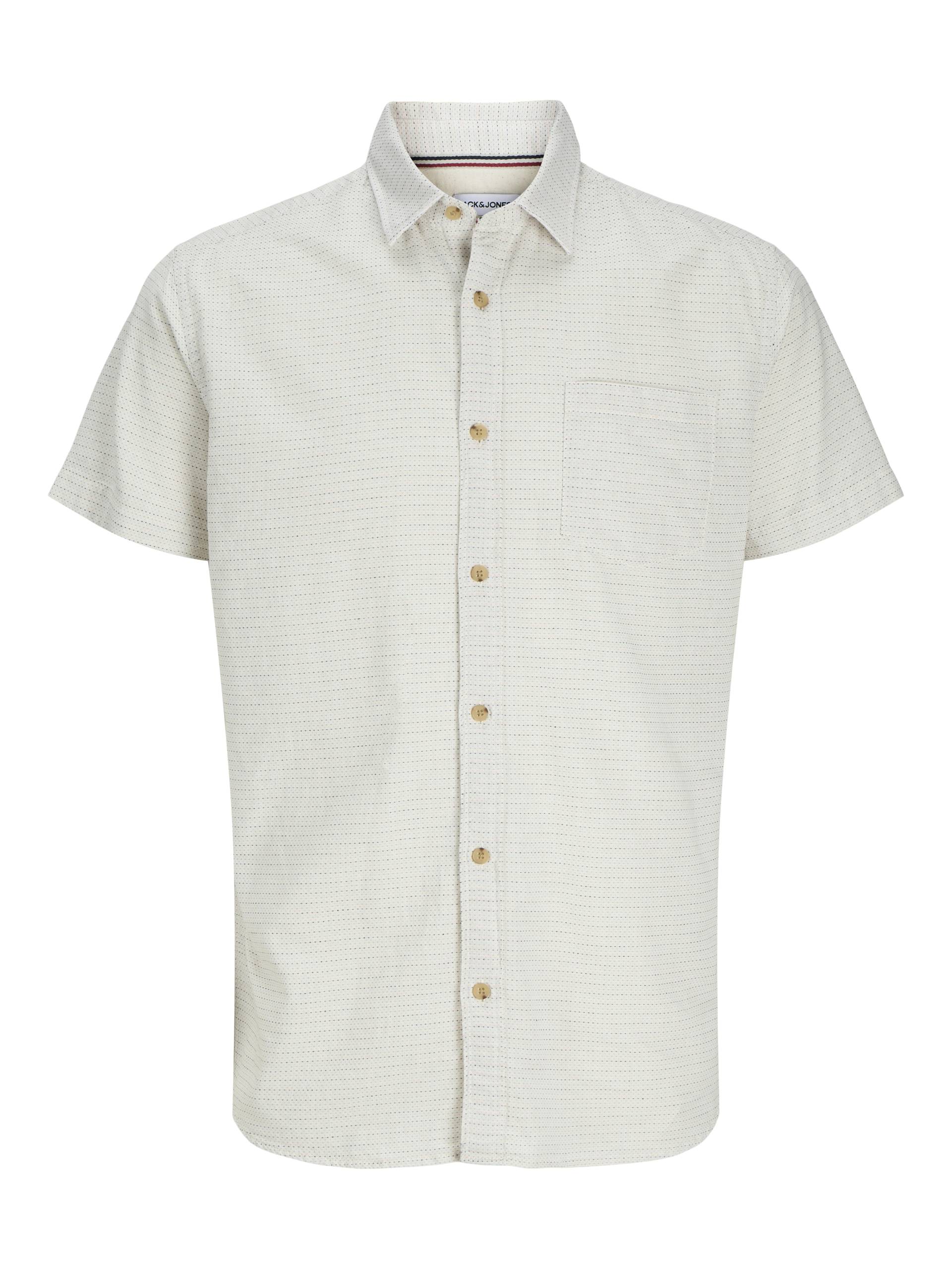 JACK&JONES - JJABEL SHIRT SS cloud dancer - Gr. - S von JACK&JONES