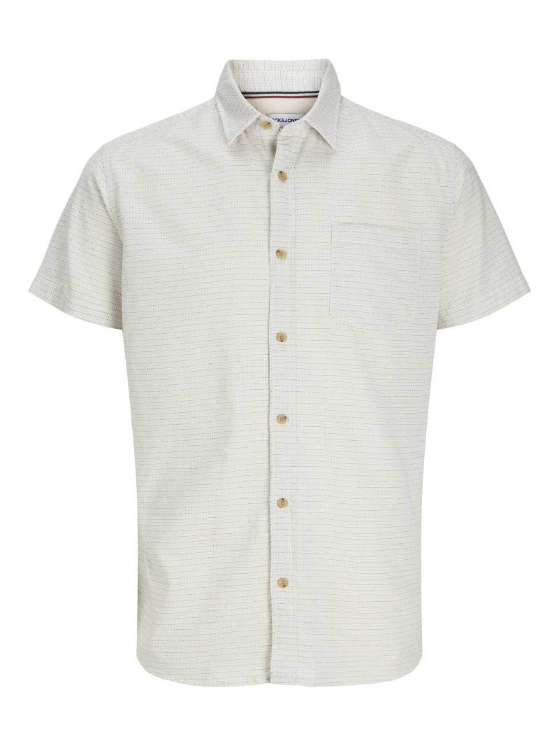 JACK&JONES - JJABEL SHIRT SS cloud dancer - Gr. - S von JACK&JONES