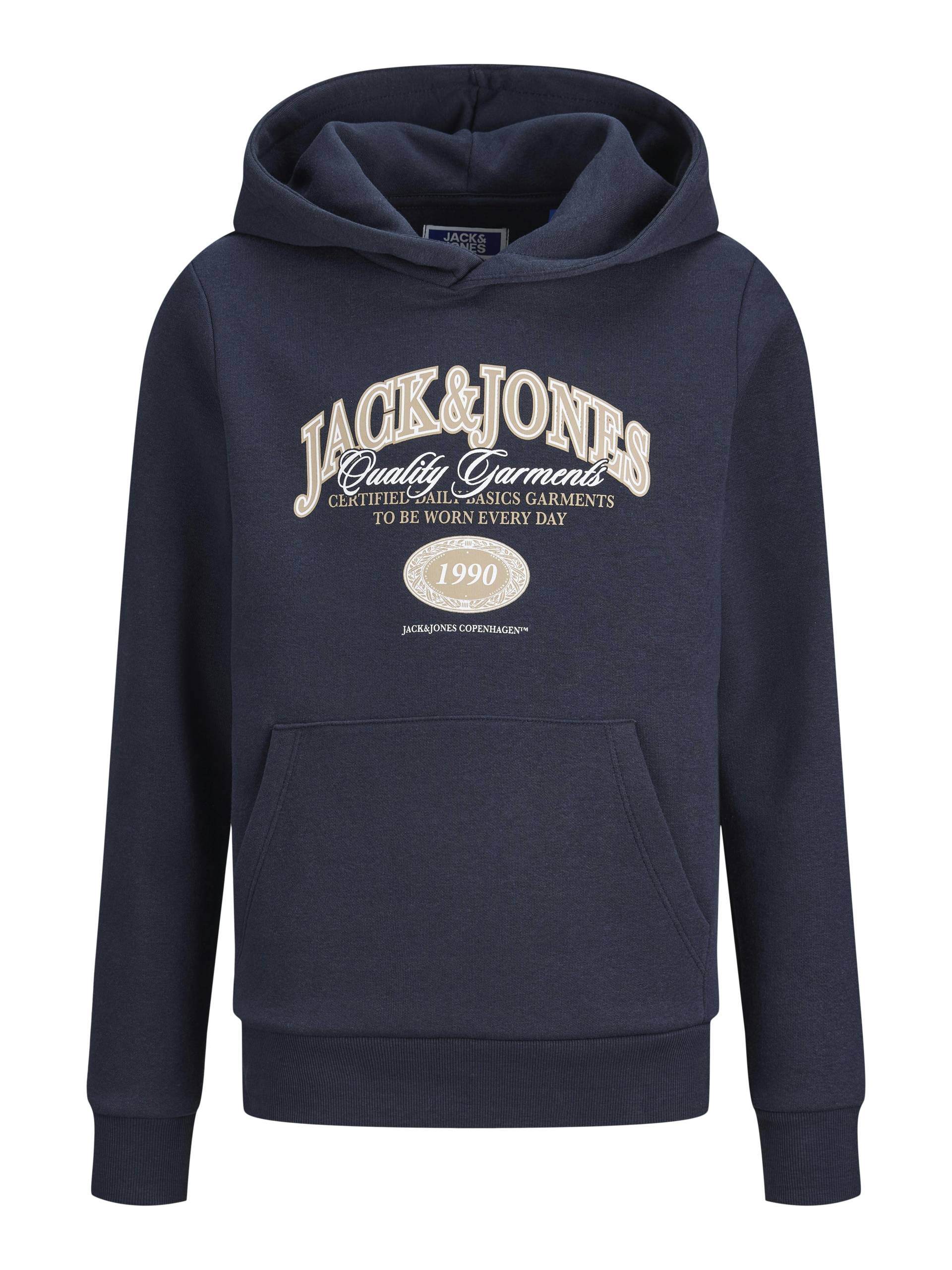 JACK&JONES - JJARI BRANDING SWEAT HOOD JNR sky captain - Gr. - 164 von JACK&JONES