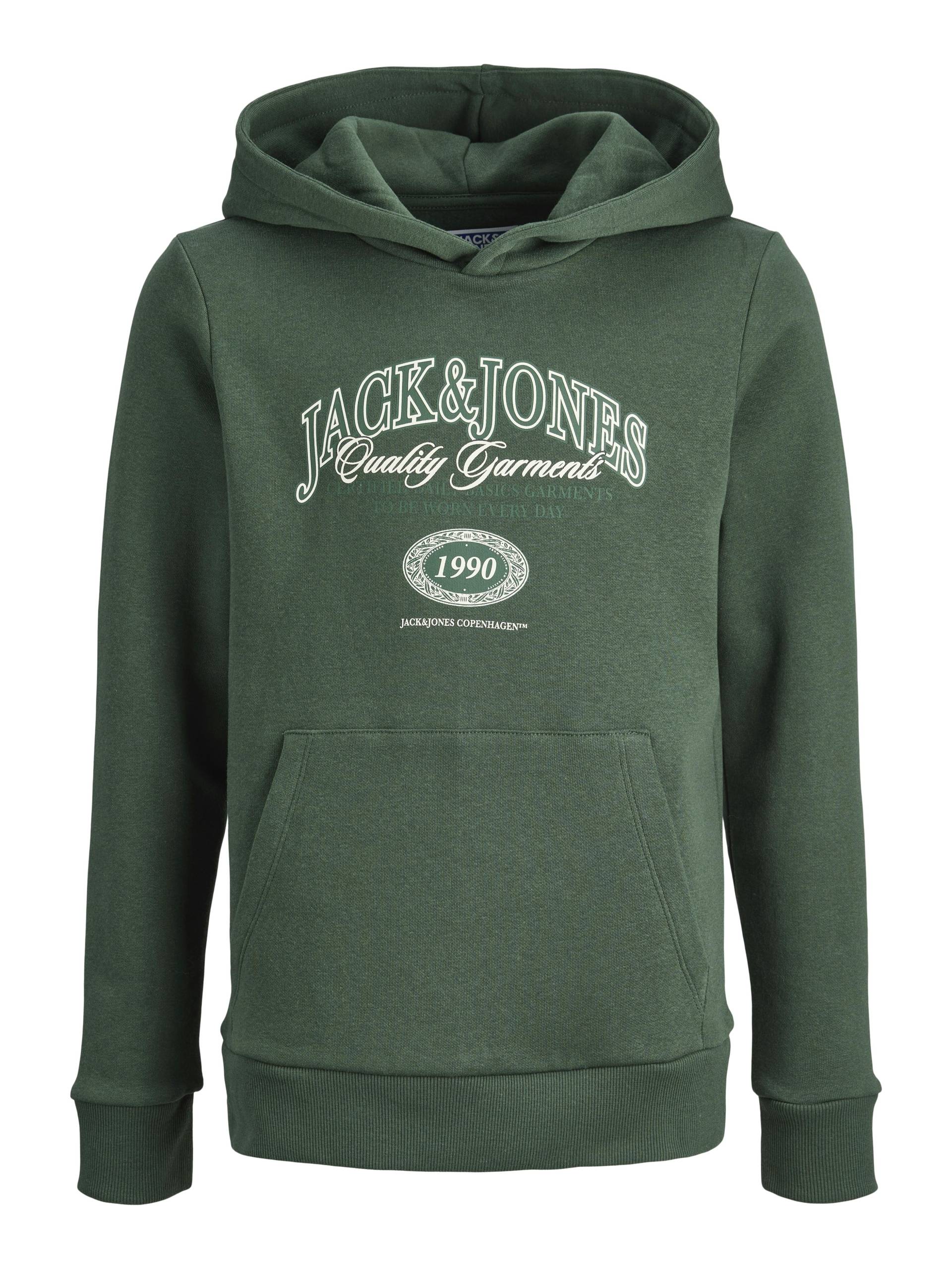 JACK&JONES - JJARI BRANDING SWEAT HOOD JNR sycamore - Gr. - 176 von JACK&JONES