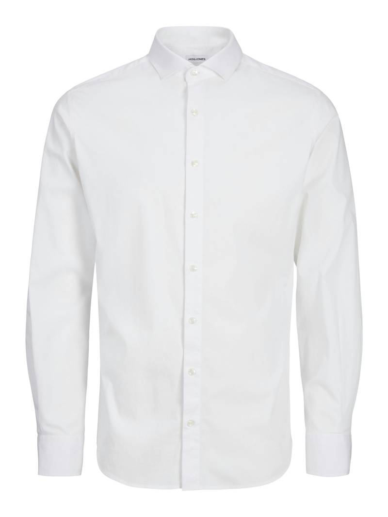 JACK&JONES - JJEAXEL STRETCH SHIRT LS NOOS JNR white - Gr. - 176 von JACK&JONES