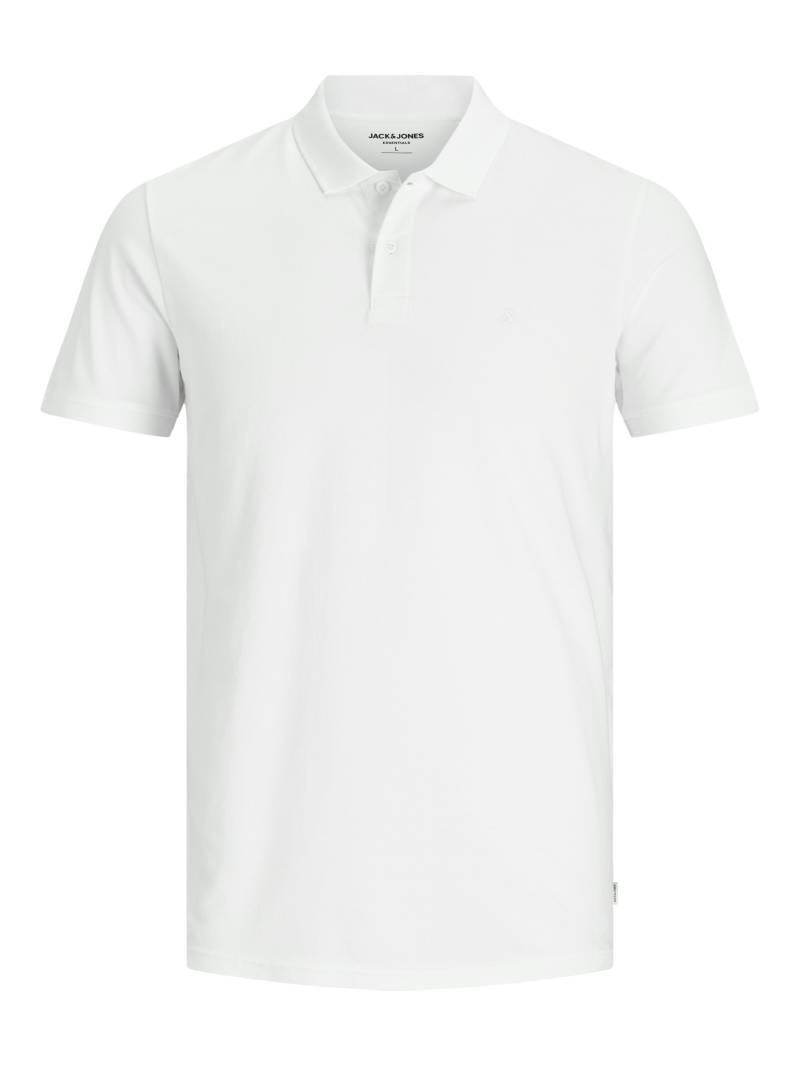 JACK&JONES - JJEBASIC POLO SS NOOS white - Gr. - XXL von JACK&JONES