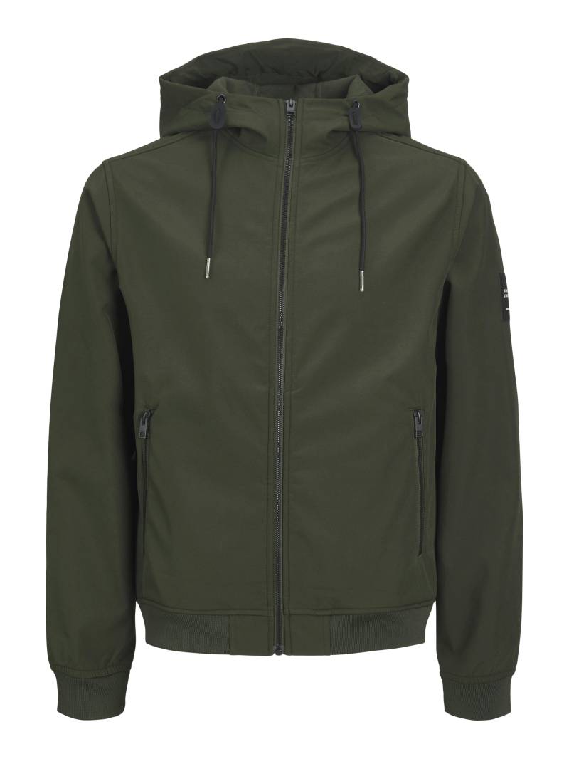 JACK&JONES - JJEBASIC SOFTSHELL HOOD NOOS rosin - Gr. - XXL von JACK&JONES
