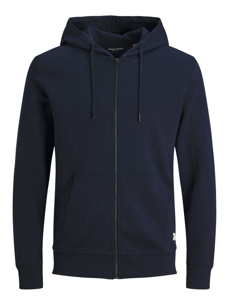 JACK&JONES - JJEBASIC SWEAT ZIP HOOD NOOS navy blazer - Gr. - M von JACK&JONES