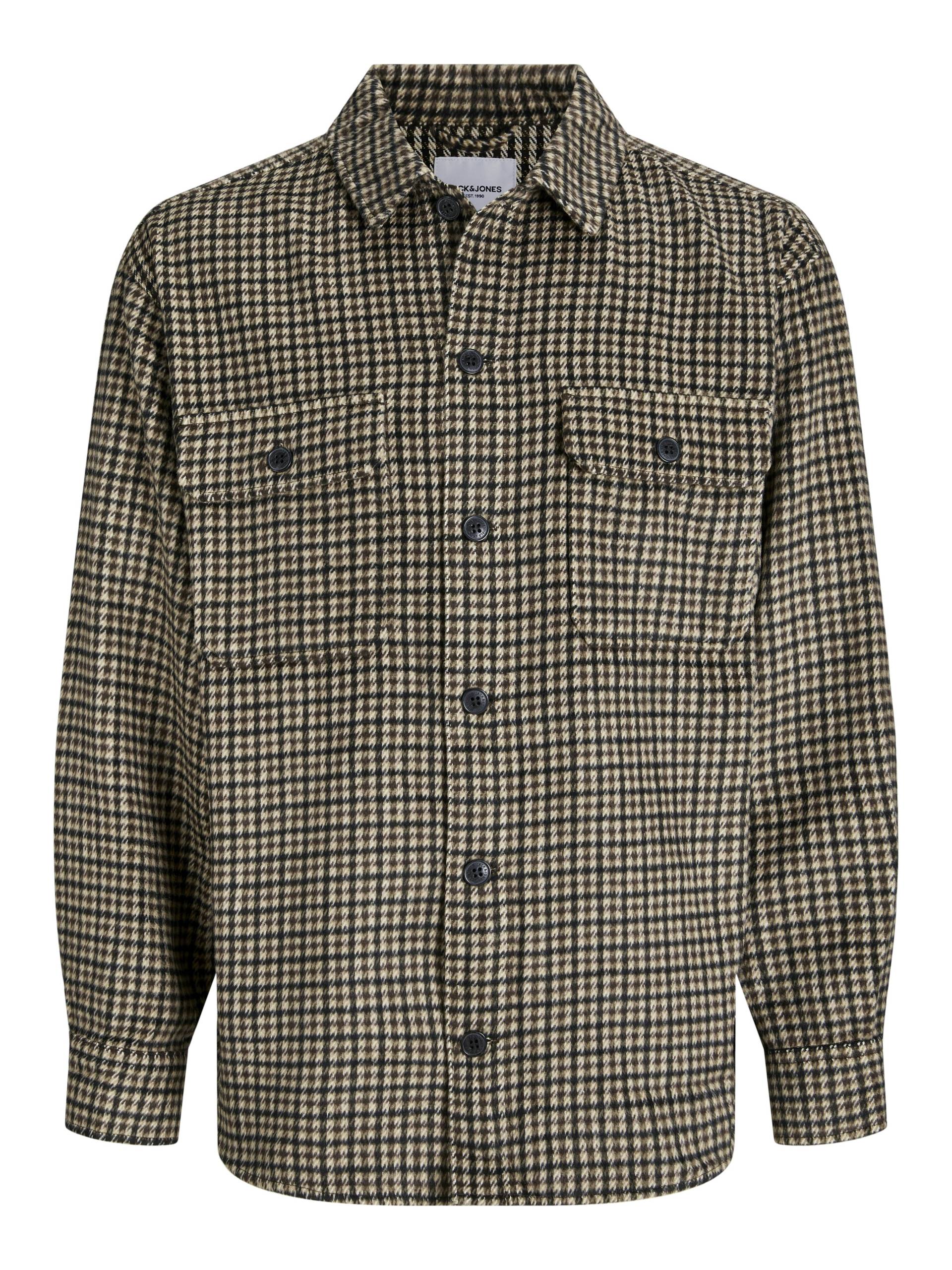 JACK&JONES - JJEBRADLEY OLLIE OVERSHIRT LS NOOS - Gr. - M von JACK&JONES