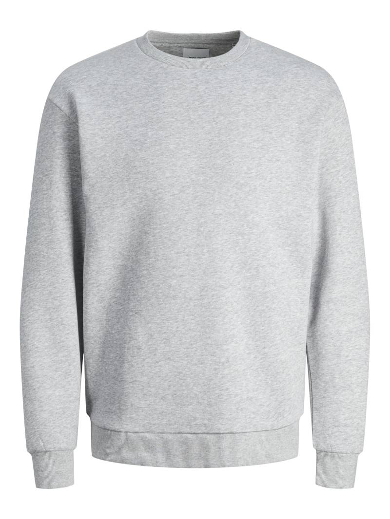 JACK&JONES - JJEBRADLEY SWEAT CREW NOOS light grey melange - Gr. - XXL von JACK&JONES
