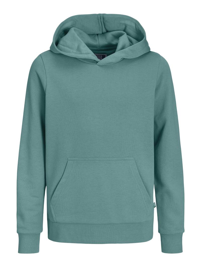 JACK&JONES - JJEBRADLEY SWEAT HOOD NOOS JNR mineral blue - Gr. - 176 von JACK&JONES