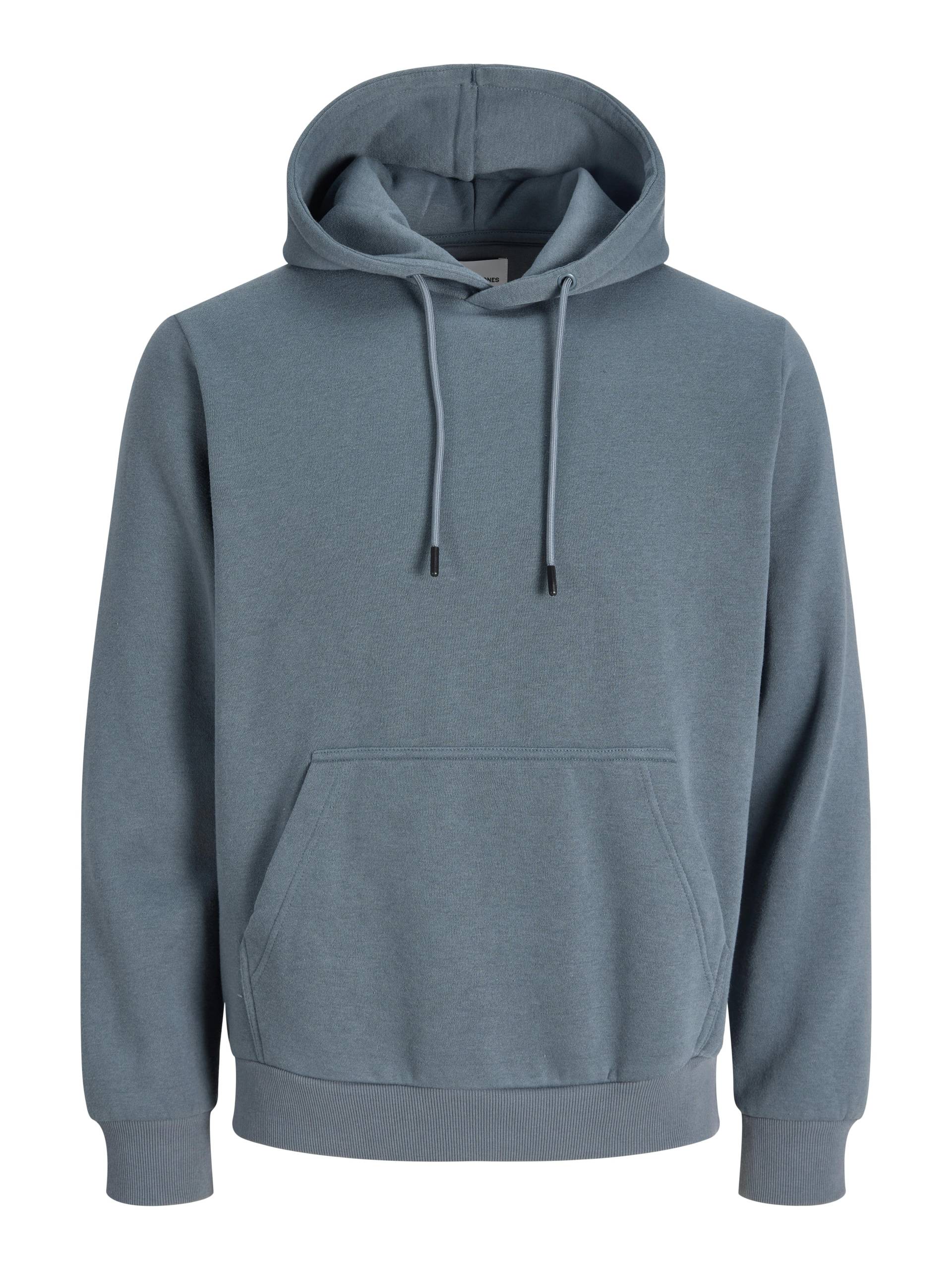 JACK&JONES - JJEBRADLEY SWEAT HOOD NOOS stormy weather - Gr. - XXL von JACK&JONES