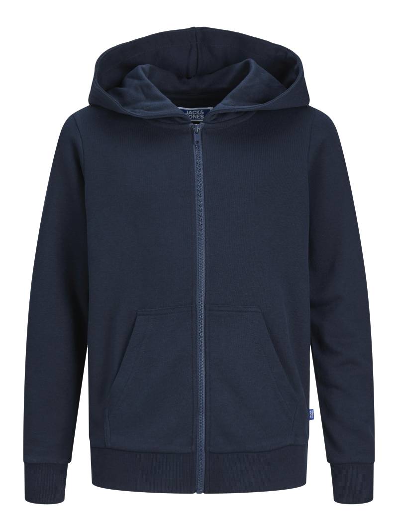 JACK&JONES - JJEBRADLEY SWEAT ZIP HOOD NOOS JNR navy blazer - Gr. - 164 von JACK&JONES