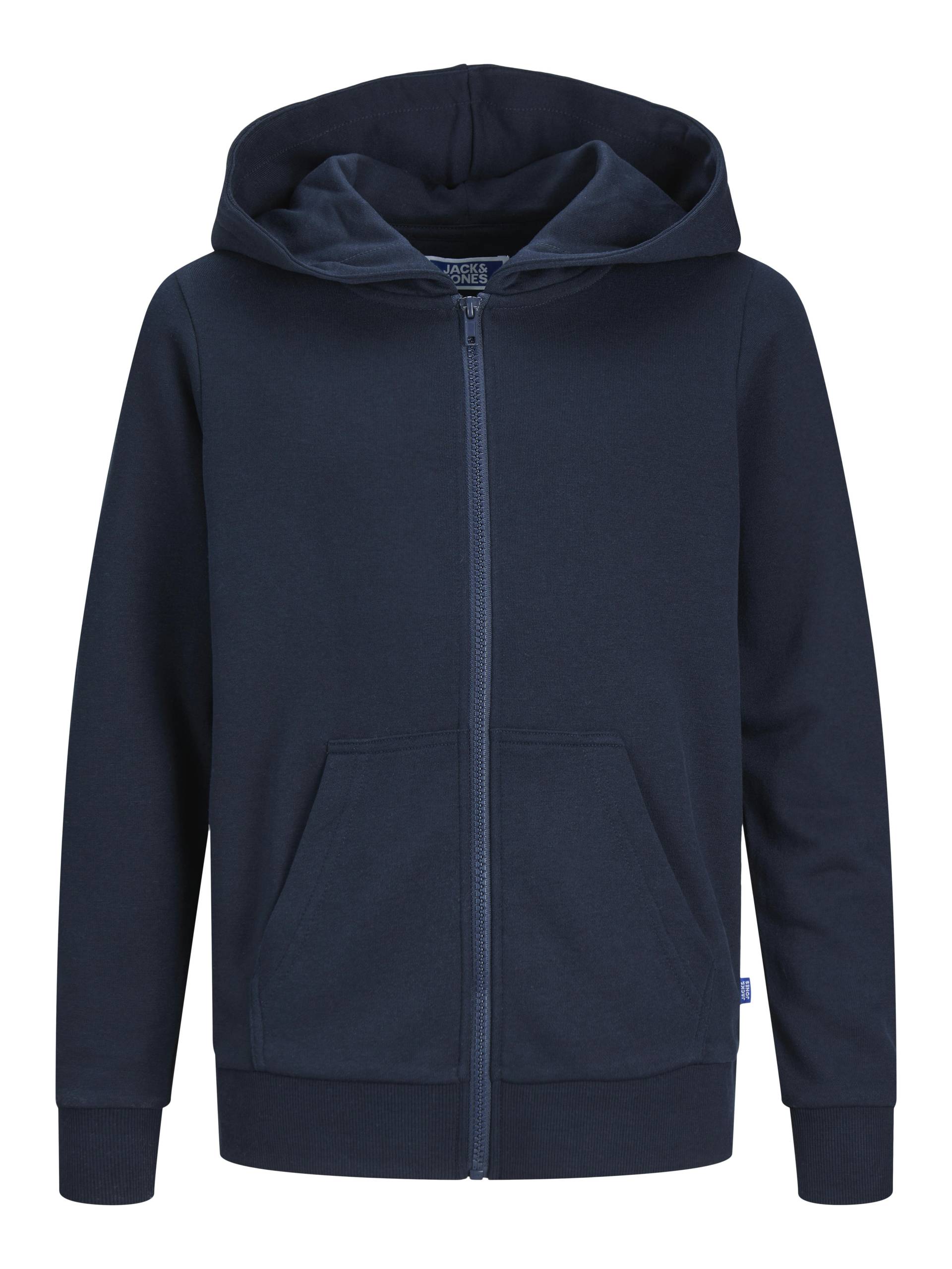 JACK&JONES - JJEBRADLEY SWEAT ZIP HOOD NOOS JNR navy blazer - Gr. - 176 von JACK&JONES