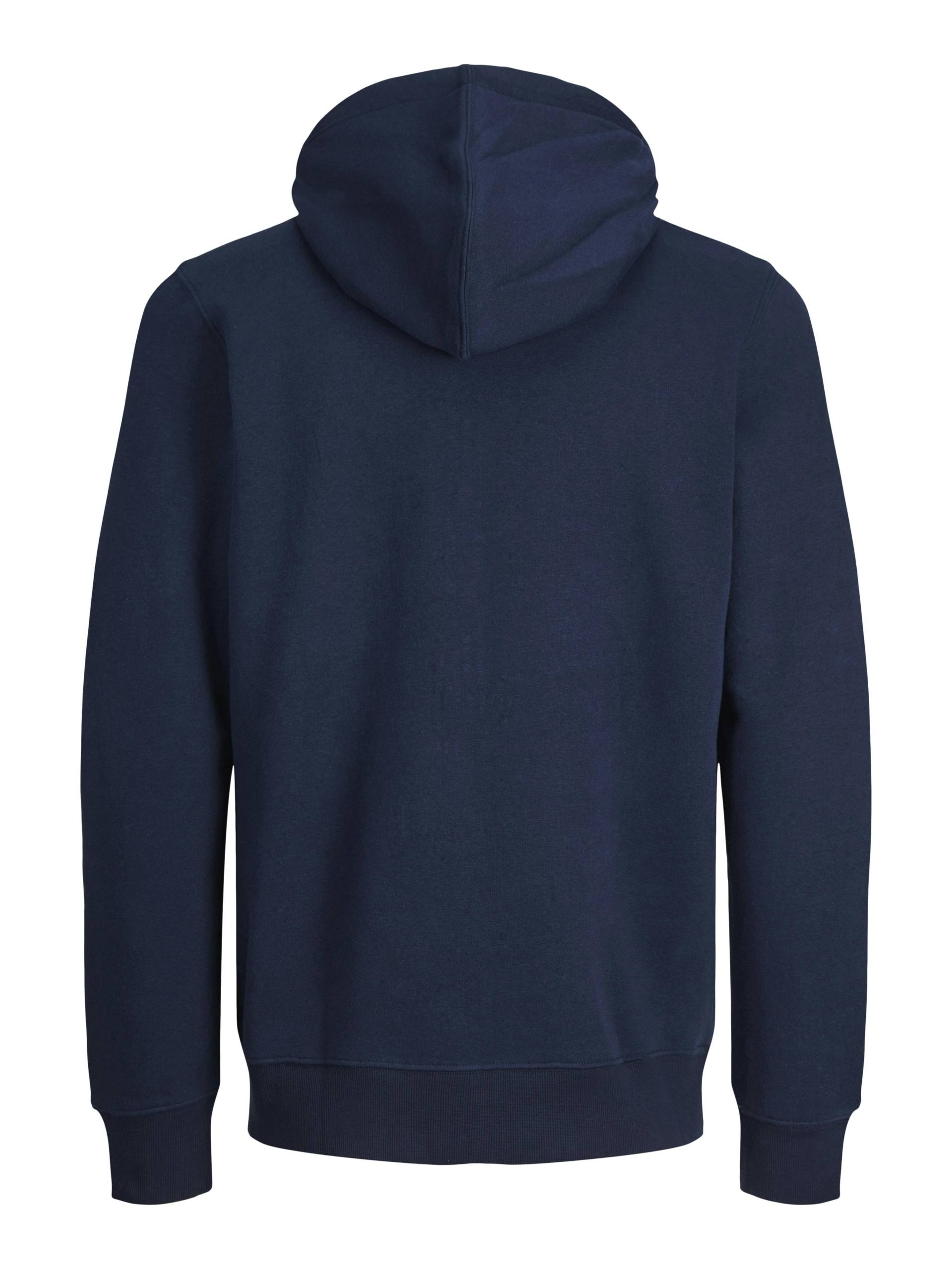JACK&JONES - JJEBRADLEY SWEAT ZIP HOOD NOOS navy blazer - Gr. - XL von JACK&JONES