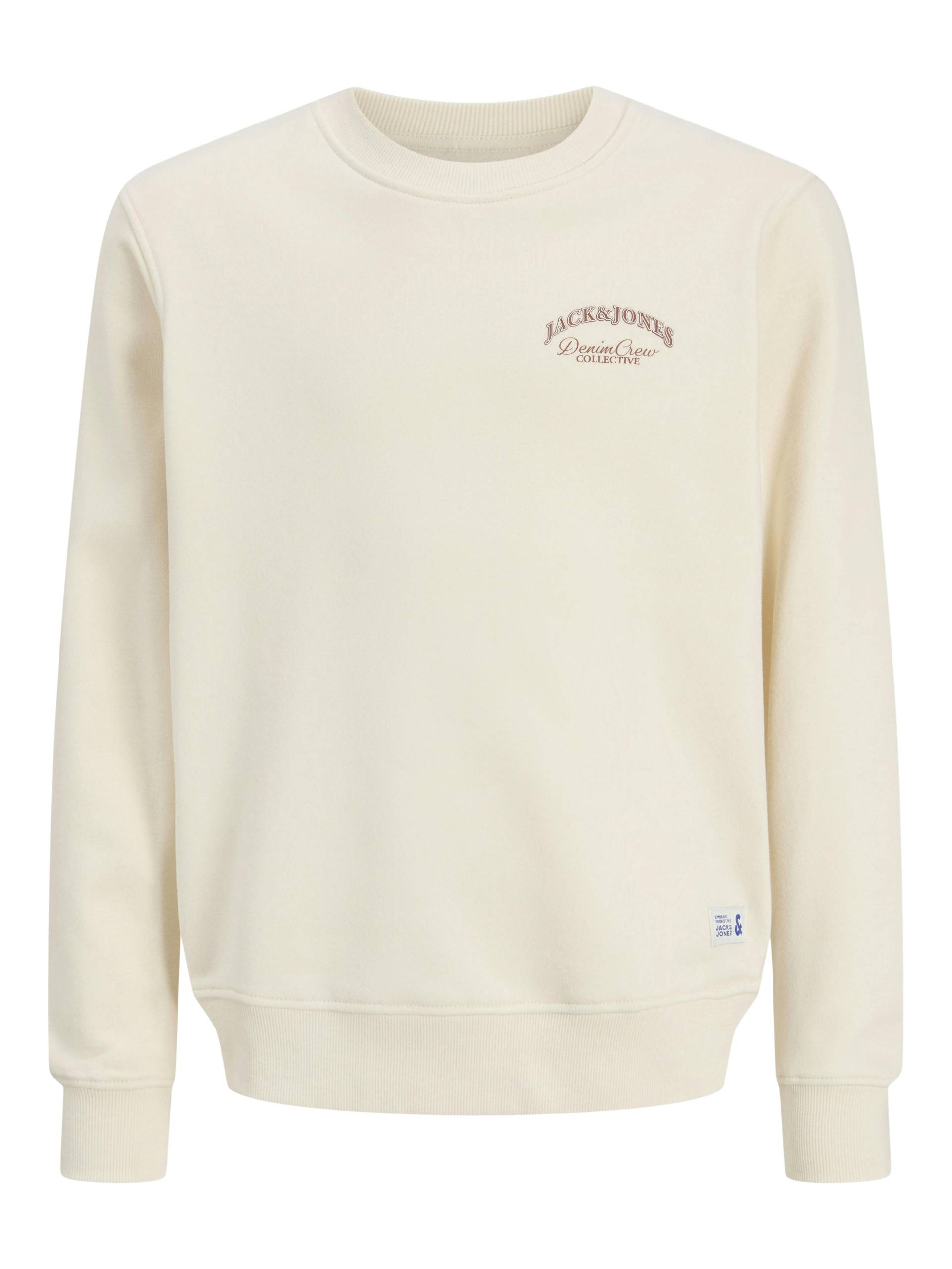 JACK&JONES - JJEBRANDES BACKP RELAXED SWEAT C.N JNR antique white - Gr. - 164 von JACK&JONES