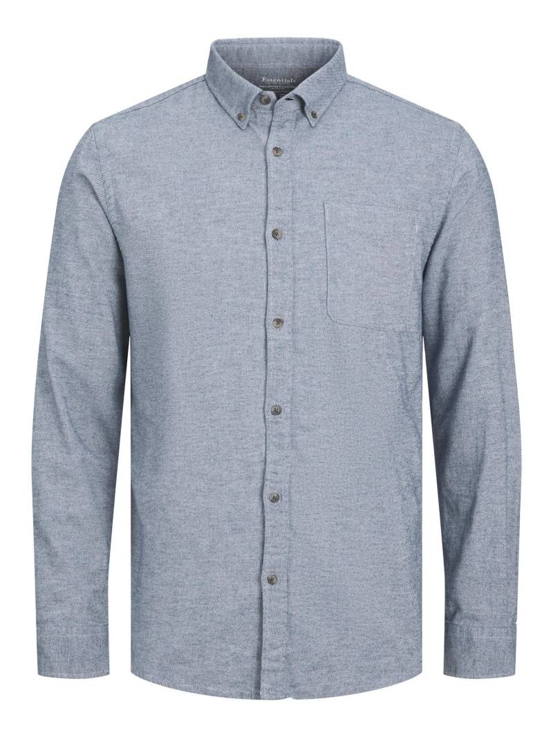 JACK&JONES - JJECLASSIC MELANGE SHIRT LS NOOS faded denim - Gr. - XS von JACK&JONES