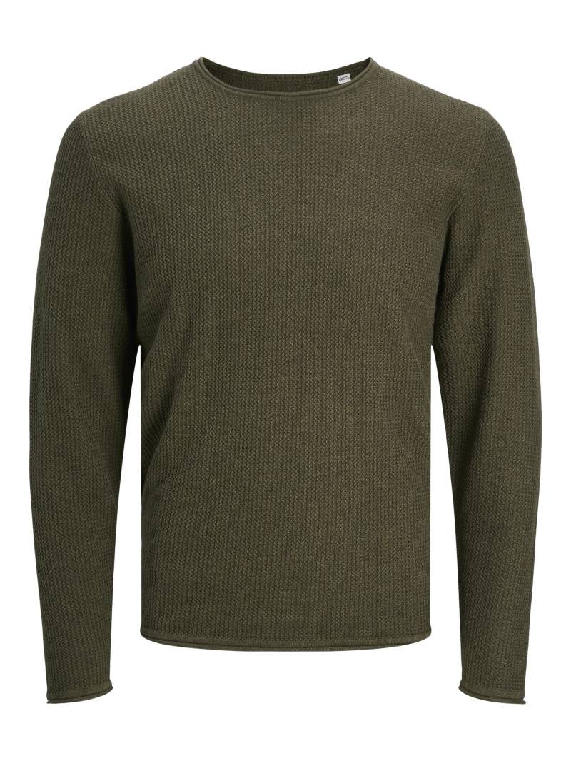 JACK&JONES - JJECOOPER KNIT CREW NECK NOOS olive night - Gr. - XL von JACK&JONES
