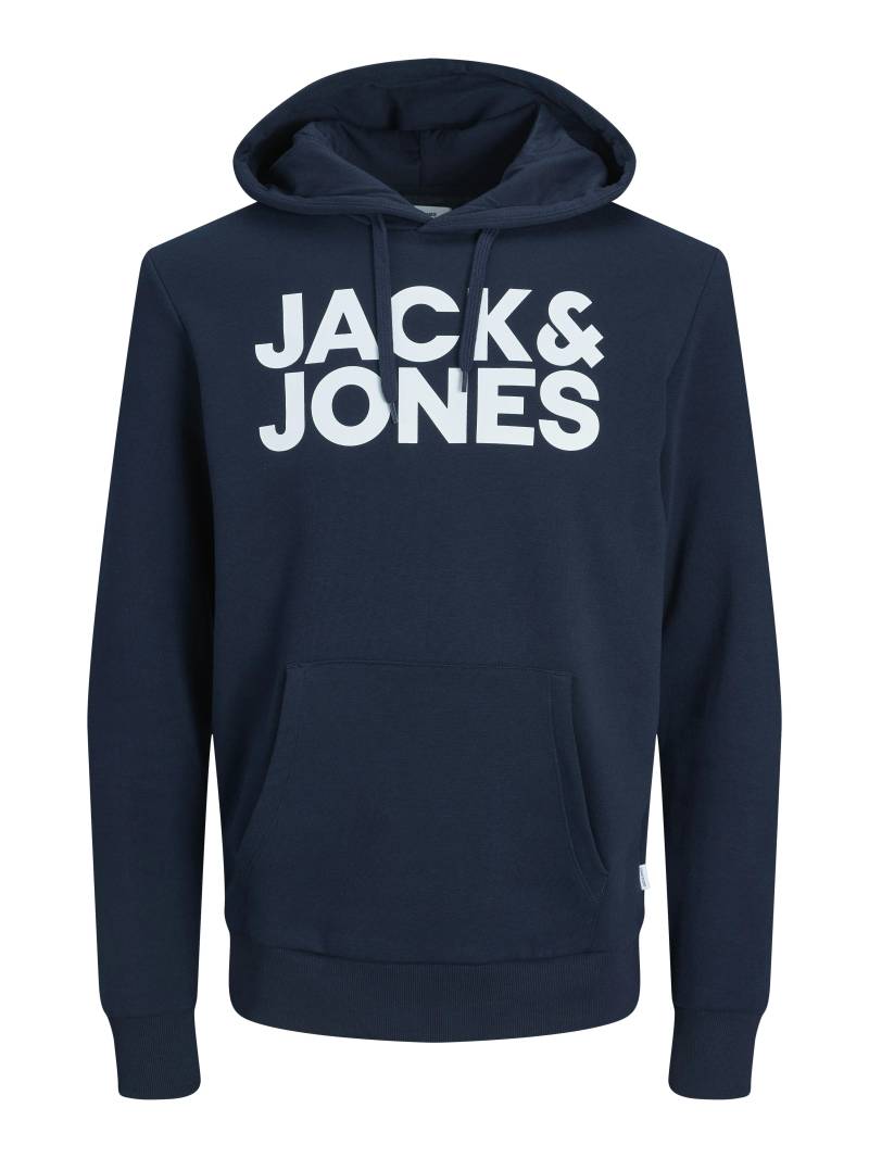 JACK&JONES - JJECORP LOGO SWEAT HOOD NOOS navy blazer - Gr. - XL von JACK&JONES