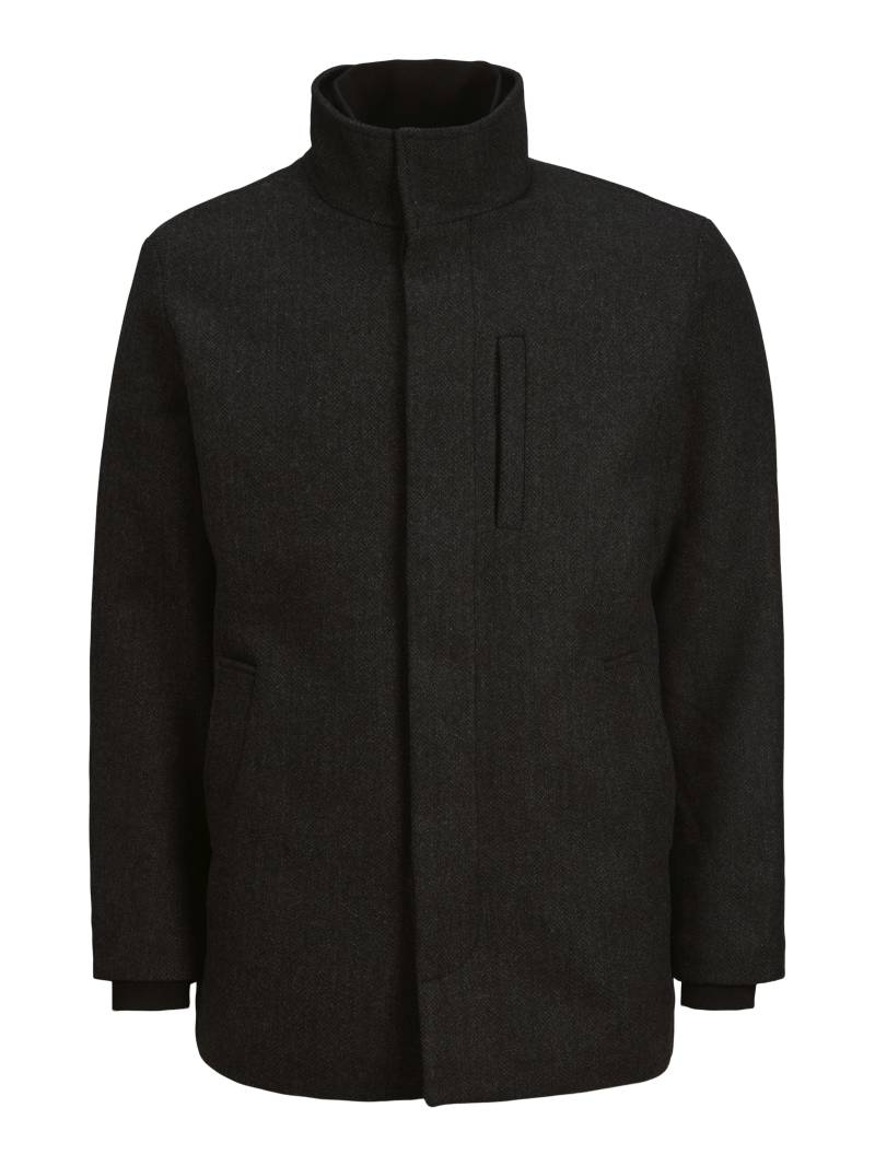 JACK&JONES - JJEDUNHAM WOOL JACKET SN dark grey melange - Gr. - L von JACK&JONES