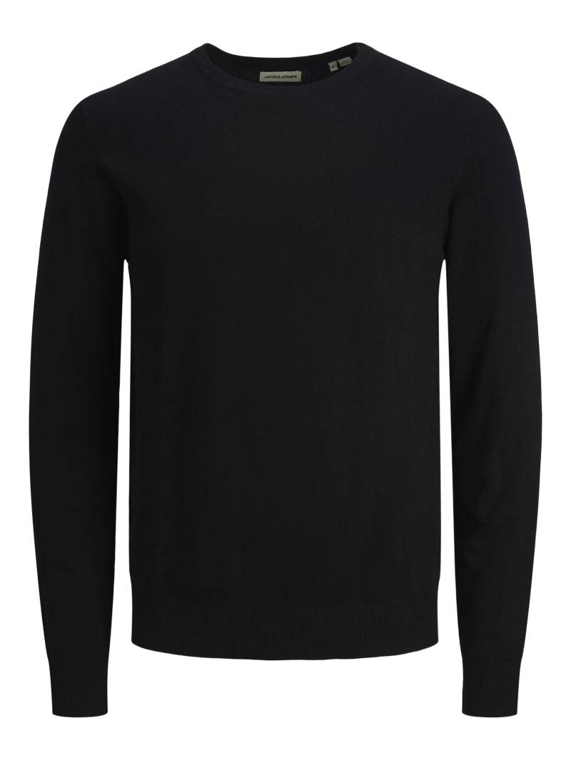JACK&JONES - JJEEMIL KNIT CREW NECK NOOS black - Gr. - XL von JACK&JONES