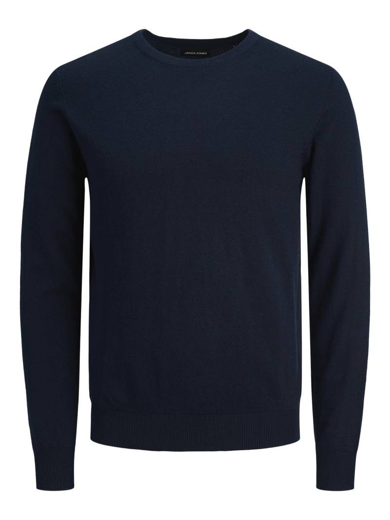 JACK&JONES - JJEEMIL KNIT CREW NECK NOOS navy blazer - Gr. - XS von JACK&JONES