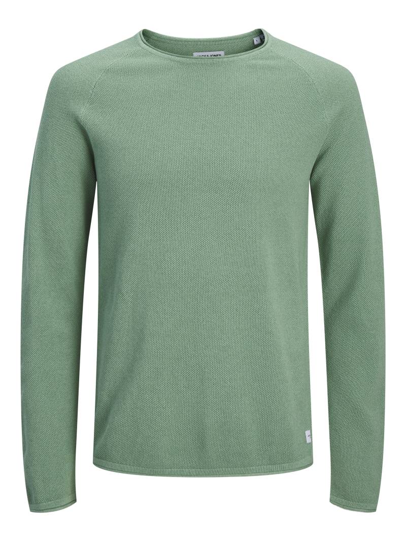 JACK&JONES - JJEHILL KNIT CREW NECK NOOS granite green - Gr. - XXL von JACK&JONES