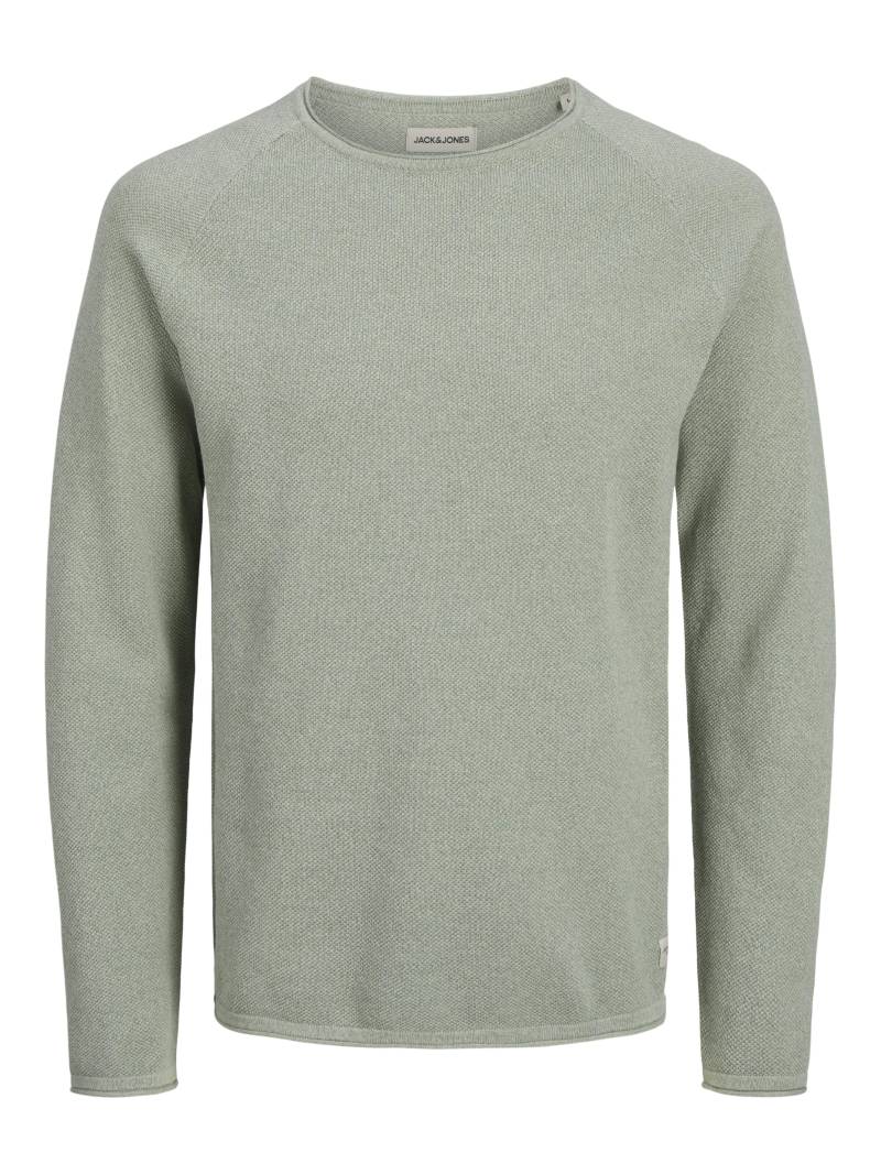 JACK&JONES - JJEHILL KNIT CREW NECK NOOS iceberg green - Gr. - S von JACK&JONES
