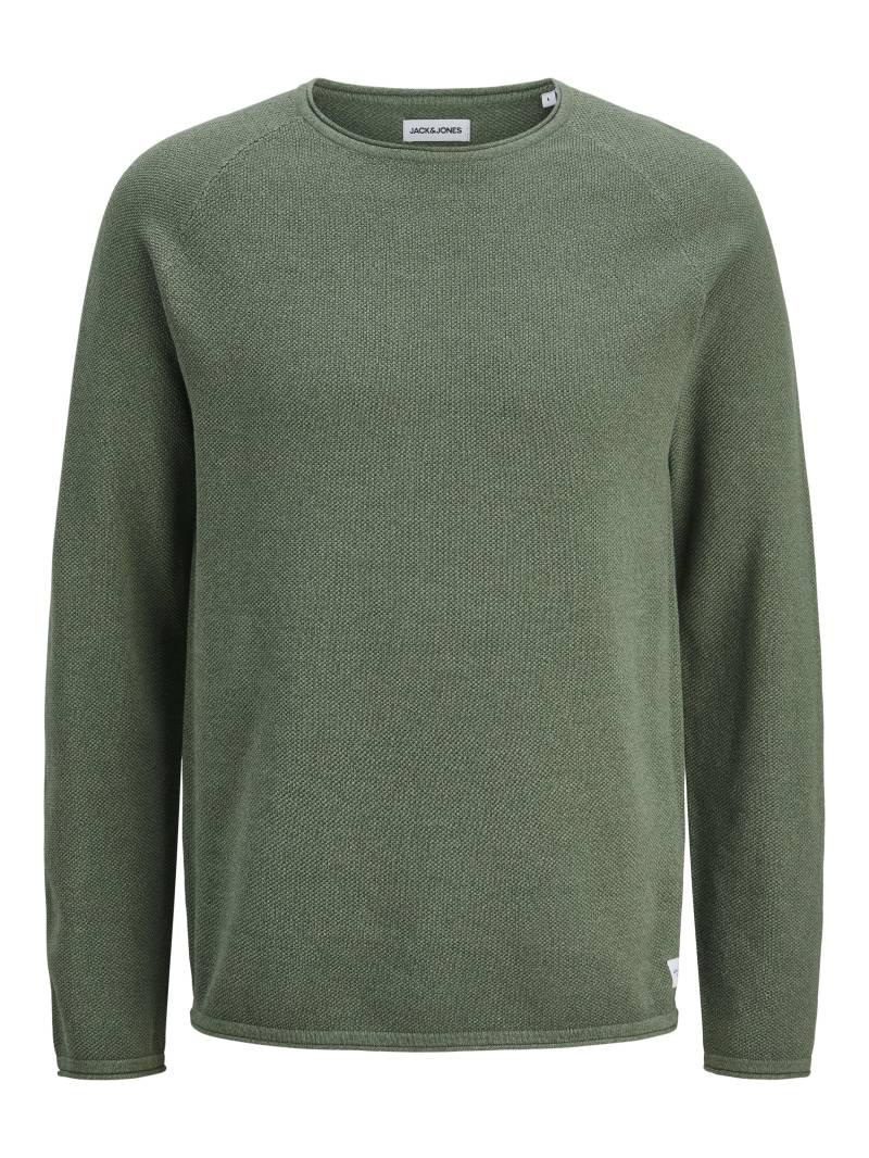 JACK&JONES - JJEHILL KNIT CREW NECK NOOS laurel wreath - Gr. - XXL von JACK&JONES