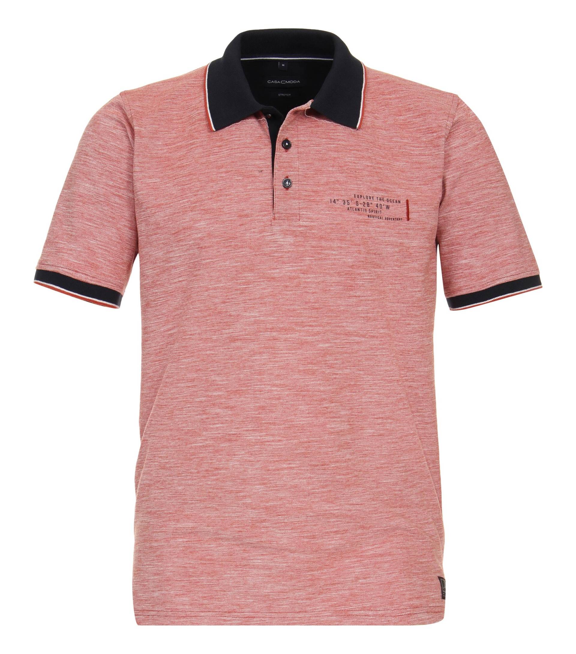CASAMODA - Polo-Shirt rot - Gr. - 3XL von CASAMODA