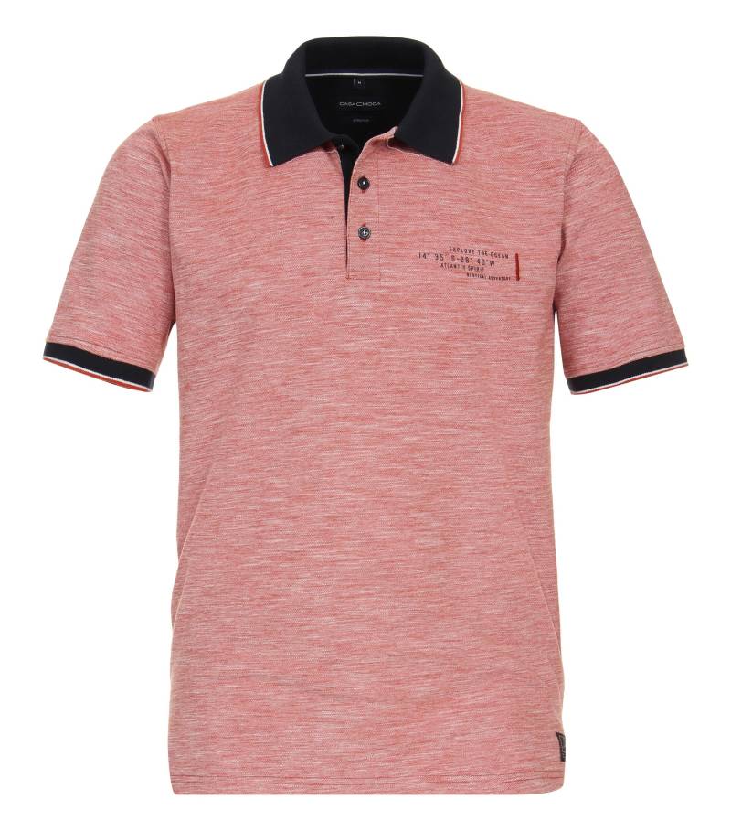 CASAMODA - Polo-Shirt rot - Gr. - 3XL von CASAMODA