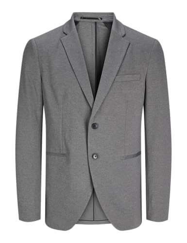 JACK & JONES Herren Jjejaxon Jersey Blazer Anzugjacke, Dark Grey Melange/Fit:slim Fit ,56 von JACK & JONES