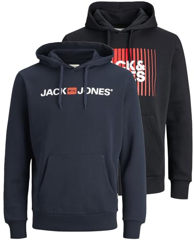 JACK & JONES JJELOGO Sweat Hood Play 24 Navy Blazer 2er, L JACK & JONES JJELOGO Sweat Hood Play 24 Navy Blazer 2er, L von JACK & JONES