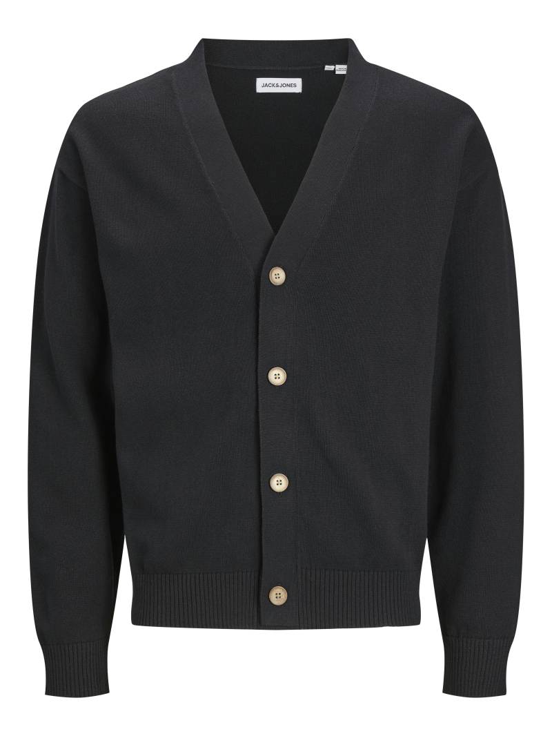 JACK&JONES - JJEMILES KNIT CARDIGAN black - Gr. - S von JACK&JONES