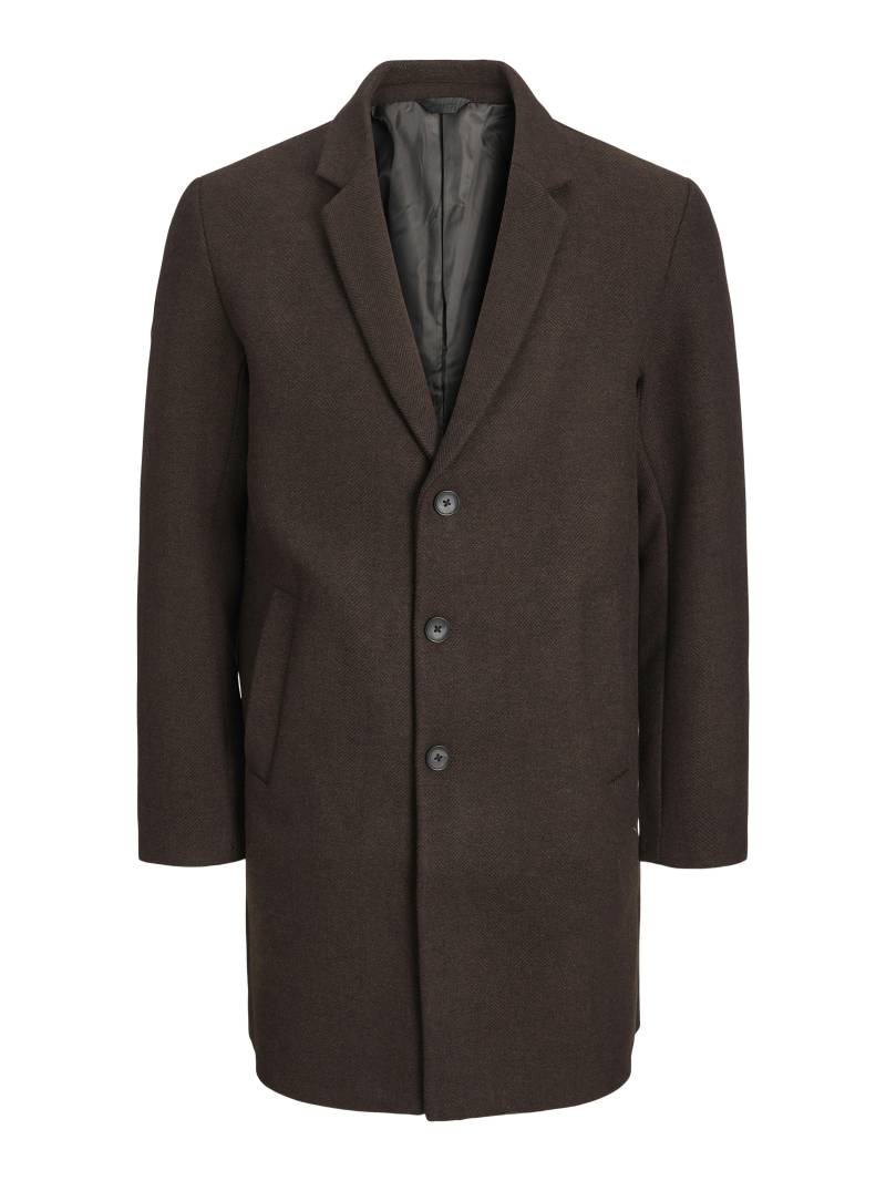 JACK&JONES - JJEMORRISON WOOL COAT SN seal brown - Gr. - XL von JACK&JONES