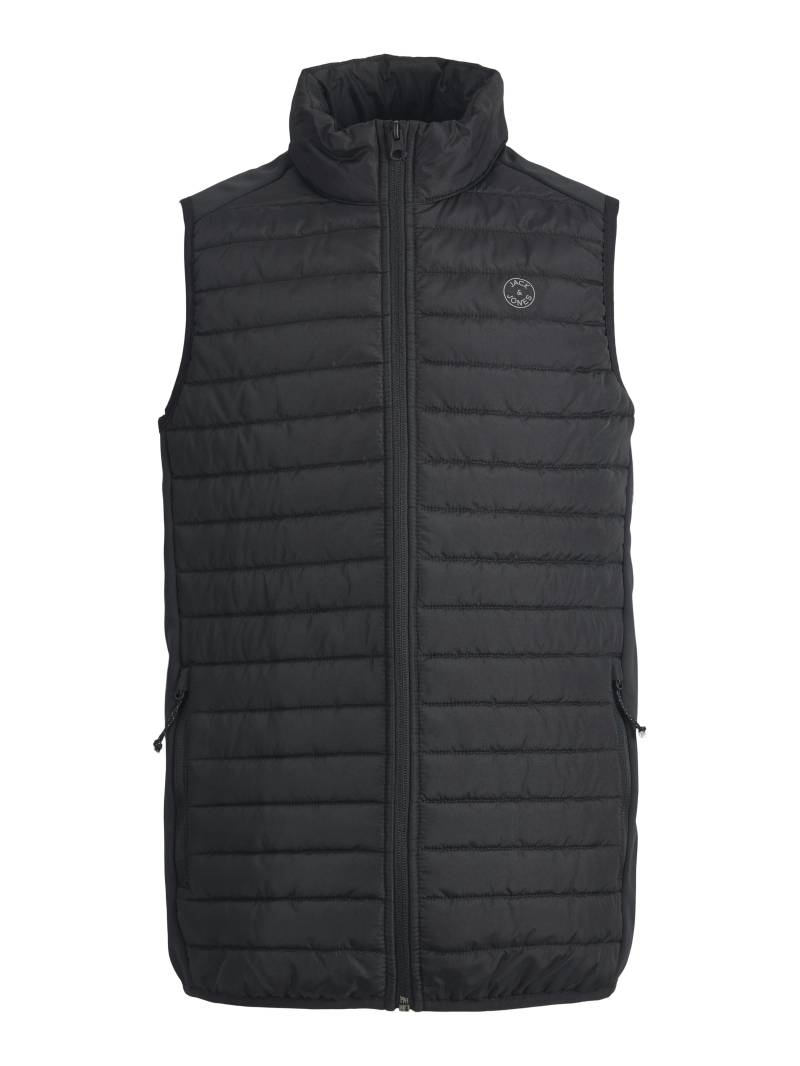 JACK&JONES - JJEMULTI BODYWARMER COLLAR JNR black - Gr. - 176 von JACK&JONES