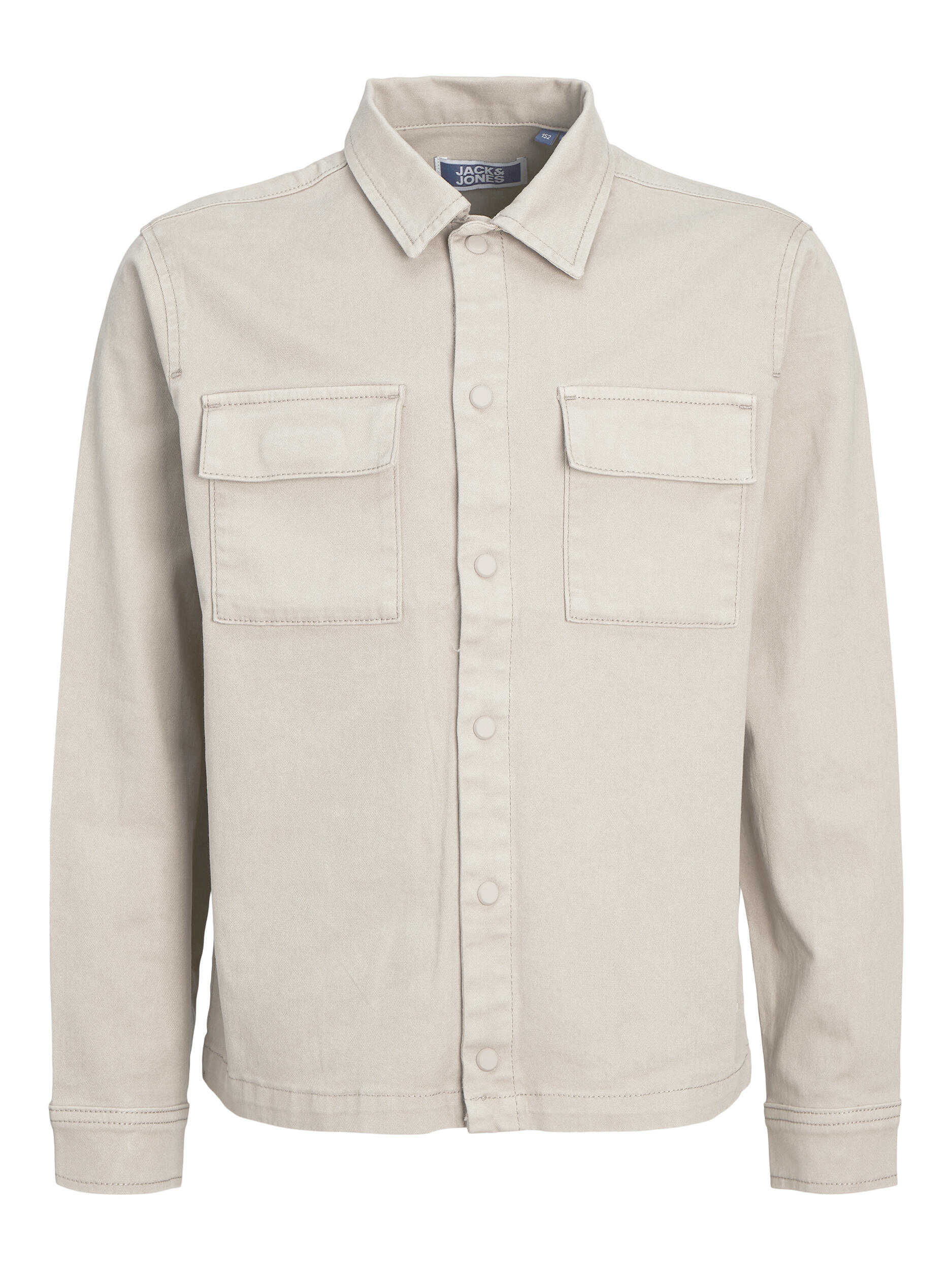 JACK&JONES - JJEON OVERSHIRT LS JNR moonbeam - Gr. - 152 von JACK&JONES