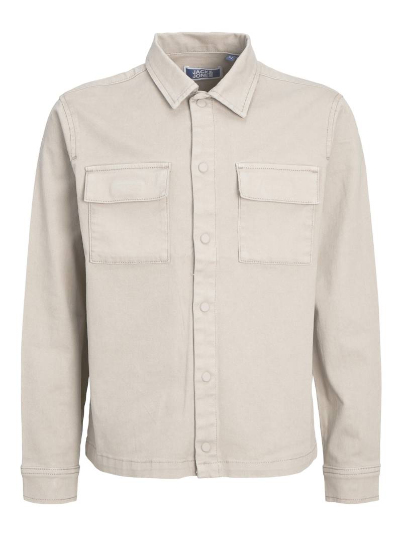 JACK&JONES - JJEON OVERSHIRT LS JNR moonbeam - Gr. - 152 von JACK&JONES