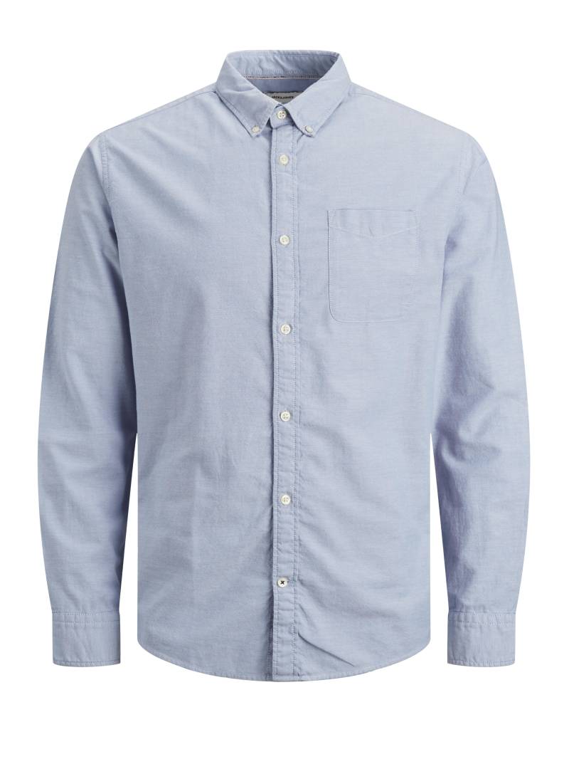 JACK&JONES - JJEOXFORD SHIRT LS NOOS cashmere blue - Gr. - L von JACK&JONES