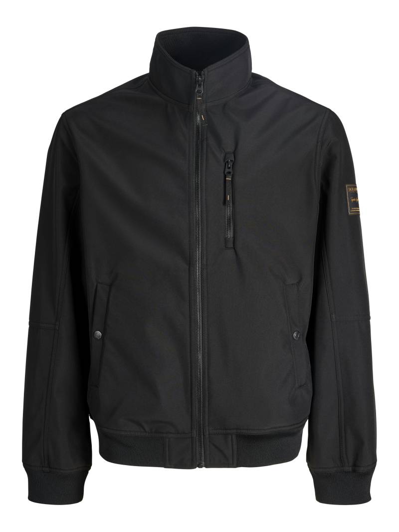 JACK&JONES - JJEPARKER SOFTSHELL BOMBER SN black - Gr. - S von JACK&JONES