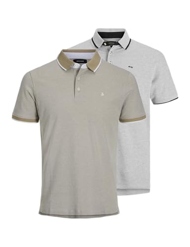 JACK & JONES JJEPAULOS Polo SS 2PK MP NOOS von JACK & JONES