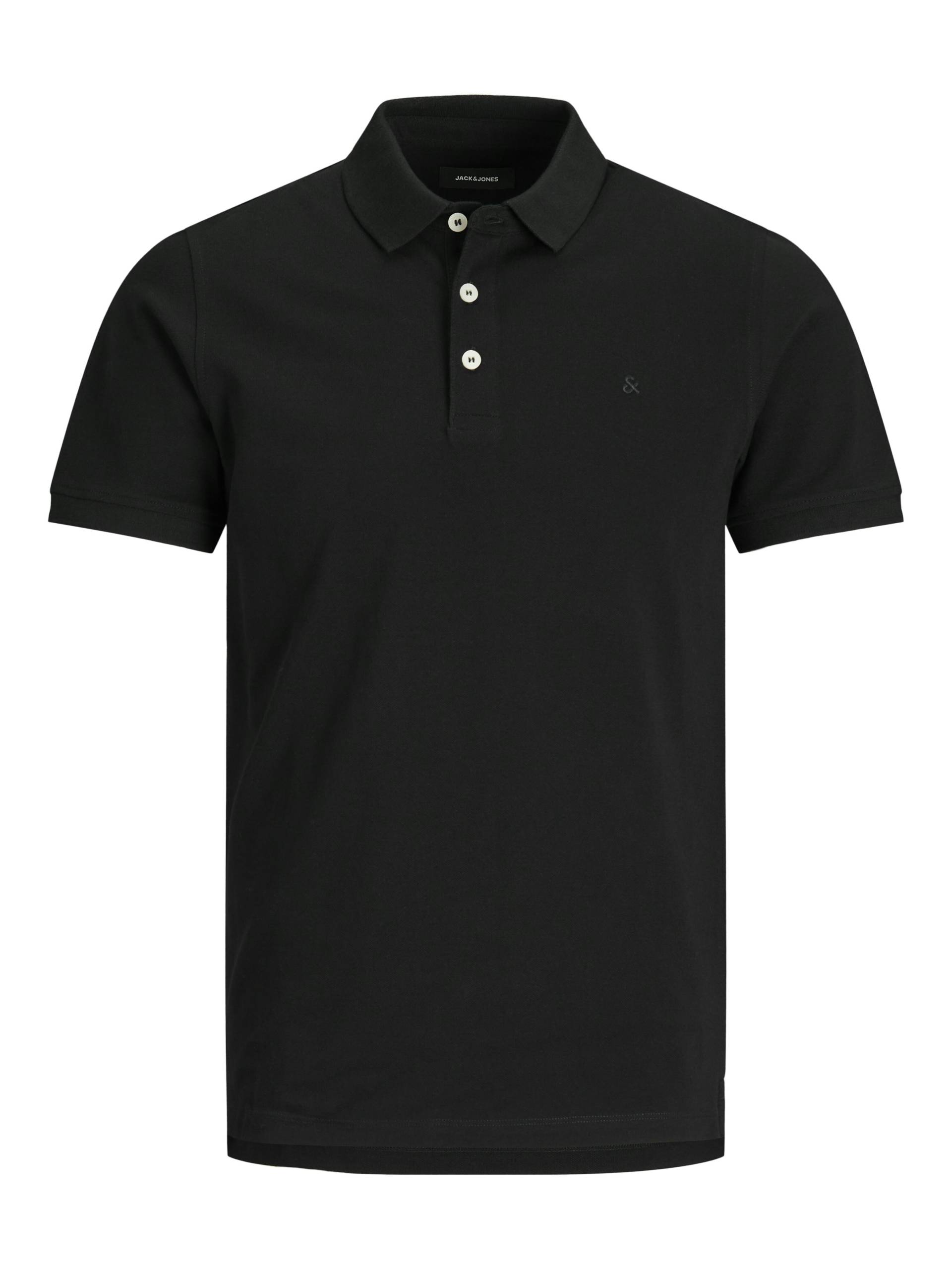 JACK&JONES - JJEPAULOS POLO SS NOOS JNR black - Gr. - 140 von JACK&JONES