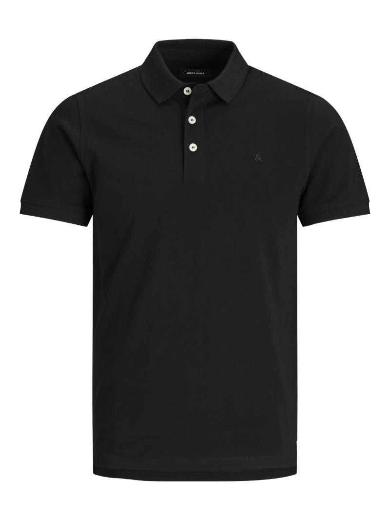 JACK&JONES - JJEPAULOS POLO SS NOOS JNR black - Gr. - 152 von JACK&JONES